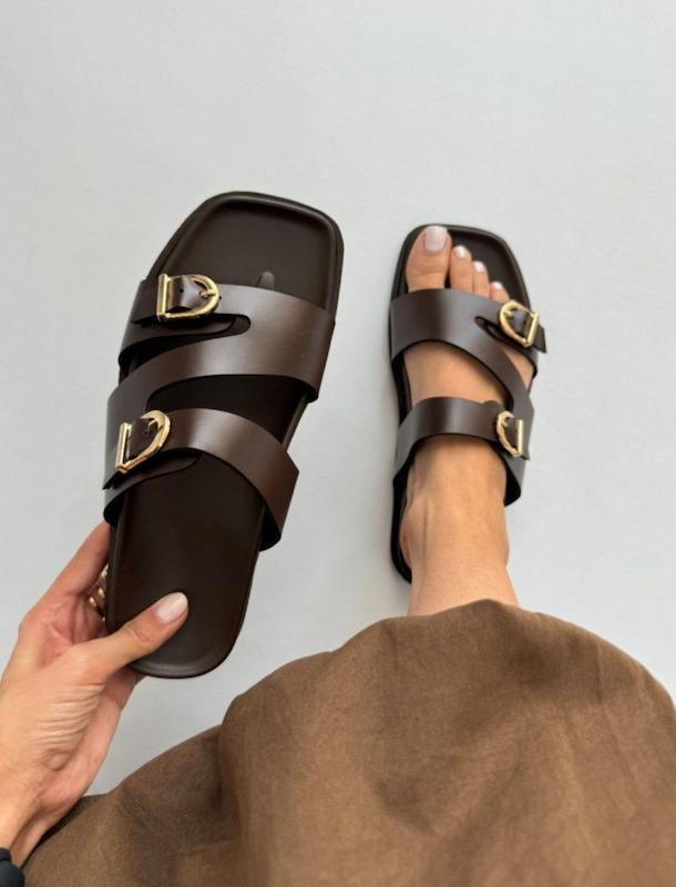 صندل زنانه مدل Z دو بند قابل تنظیم | اسلیپر، دمپایی نرم کد ۴۲۶۹