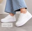 کتونی لژدار زارا زنانه | ۵ سانت | زیره EVA | عروسکی و ساده کد ۹۰۷۷