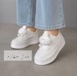 کتونی لژدار زارا زنانه | ۵ سانت | زیره EVA | عروسکی و ساده کد ۹۰۷۷