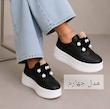 کتونی لژدار زارا زنانه | ۵ سانت | زیره EVA | عروسکی و ساده کد ۹۰۷۷