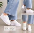کتونی لژدار زارا زنانه | ۵ سانت | زیره EVA | عروسکی و ساده کد ۹۰۷۷