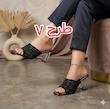 صندل پاشنه دار مجلسی زنانه نگین دوزی | ۸ طرح | پاشنه شیشه‌ای کد ۷۲۲۸