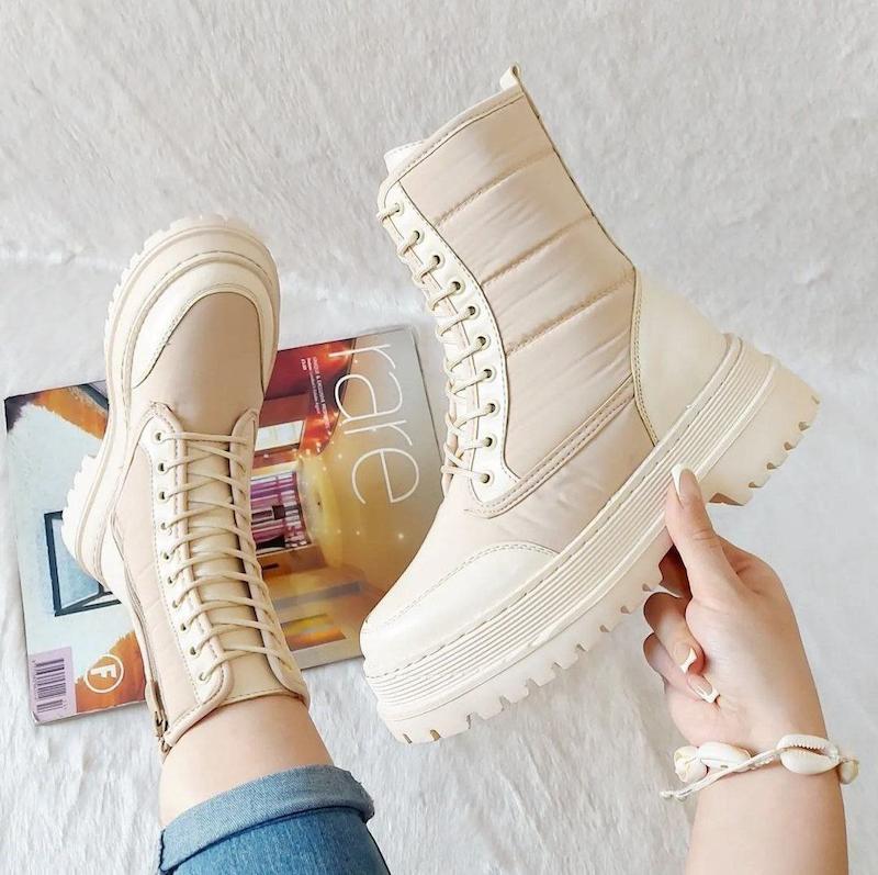 نیمبوت کاپشنی بغل زیپ کد ۹۲۷