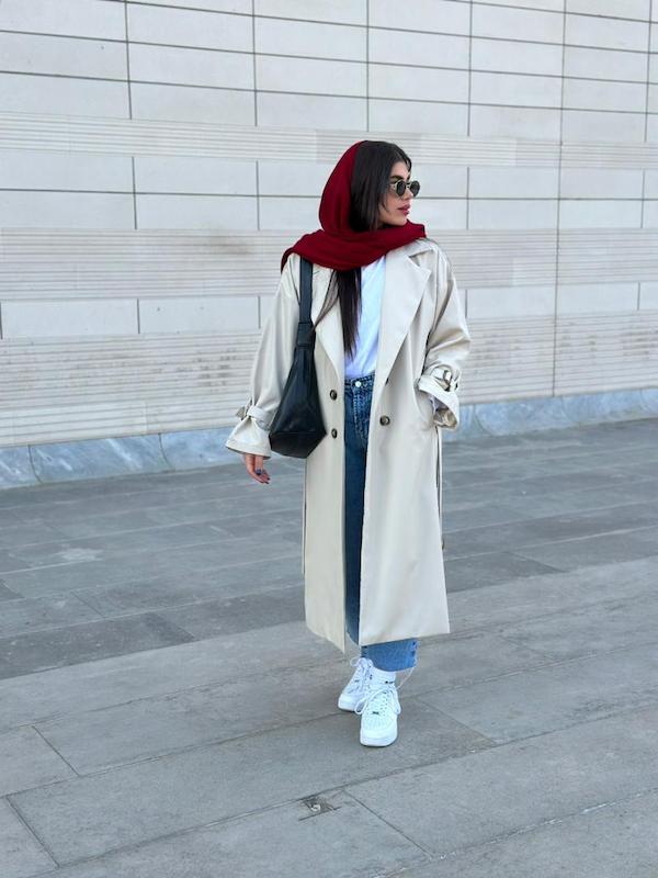 ترنچ کت آستر داره