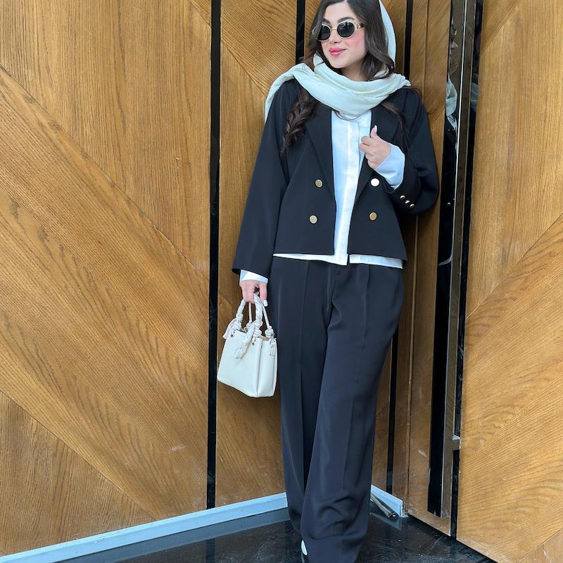 کت و شلوار کرپ