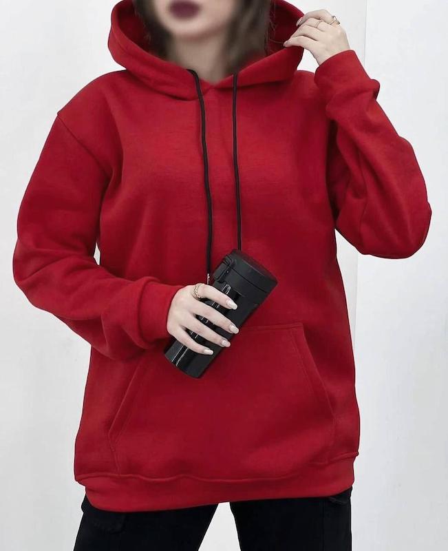 هودی کلاهدار ساده زنانه و دخترانه