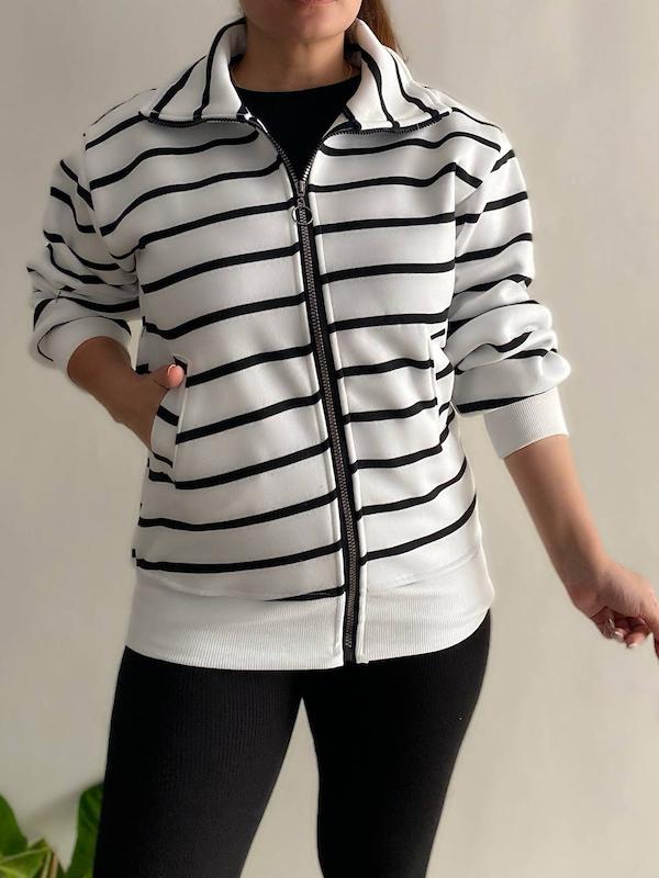 سوییشرت دورس توکرکی راه راه