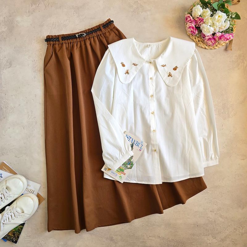 دامن کتان محیا کد ۶۸۶