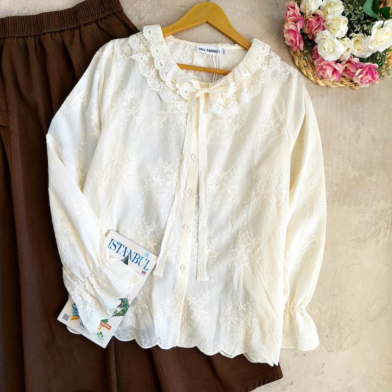 شومیز خامه‌دوزی آلاله کد ۷۷۹