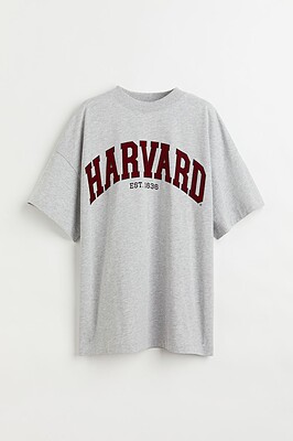 تیشرت اورسایز Harvard