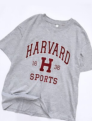 تیشرت اورسایز طرح HARVARD 