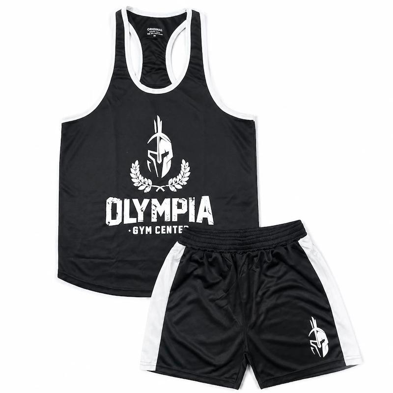 ست تاپ و شلوارک ورزشی OLIMPIA کد 51067