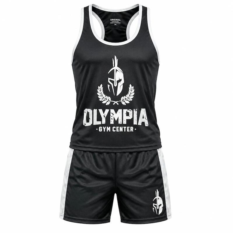 ست تاپ و شلوارک ورزشی OLIMPIA کد 51067