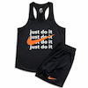 ست تاپ و شلوارک ورزشی just do it کد 51053