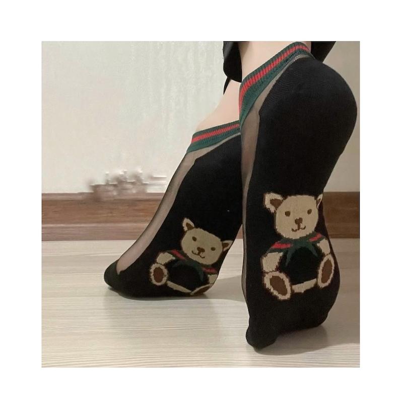 جوراب مچی شیشه ای کف تدی فری سایز