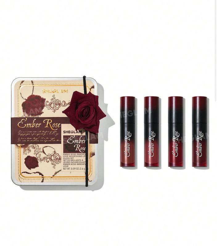 ست لیپ گلاس کاکشن امبر رُز شیگلم