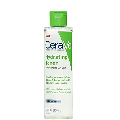تونر آبرسان سراوی( cerave )پوست خشک و نرمال : CeraVe Hydrating Toner