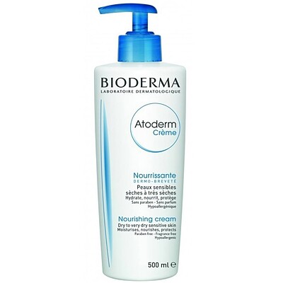 کرم آبرسان قوی بایودرما اتودرم مرطوب کننده 500میل: Bioderma Atoderm Cream