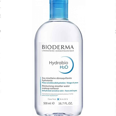 میسلار پوست خشک آبی رنگ هیدرابیو بایودرما 500میل  مدل Hydrabio H2O 