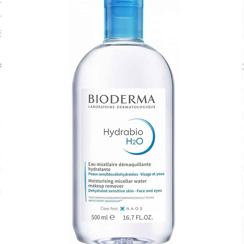 میسلار پوست خشک آبی رنگ هیدرابیو بایودرما 500میل  مدل Hydrabio H2O 