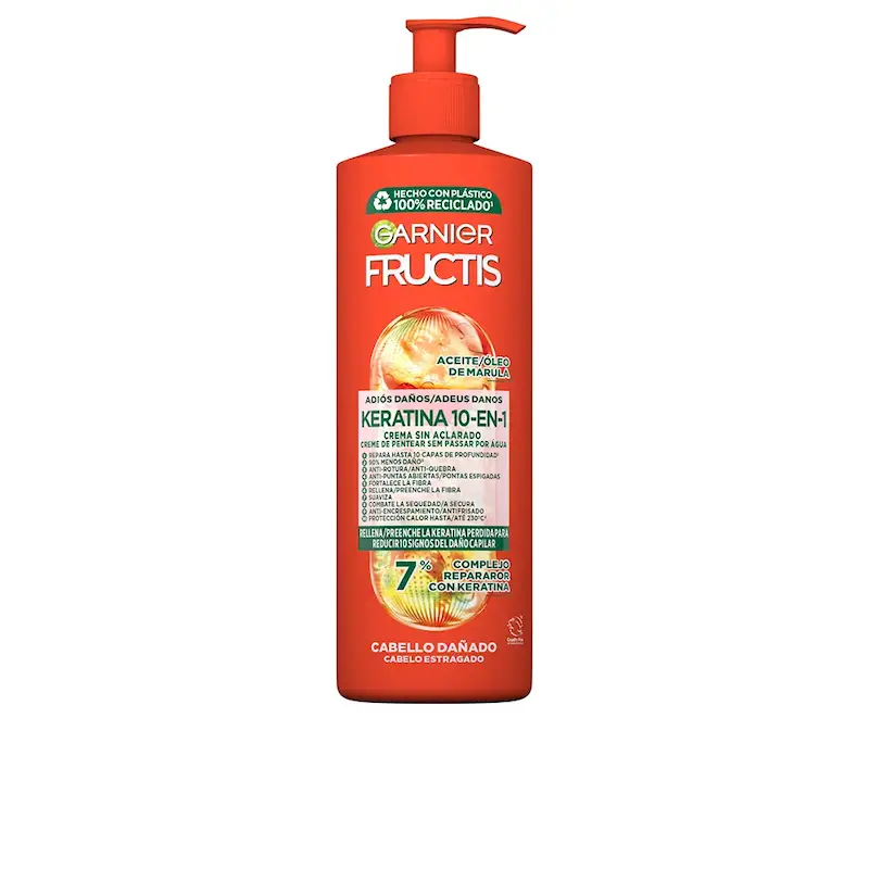 کرم مو ۱۰ کاره کراتین گارنیر KERATIN 10 IN 1Garnier Fructis Goodbye Damage
