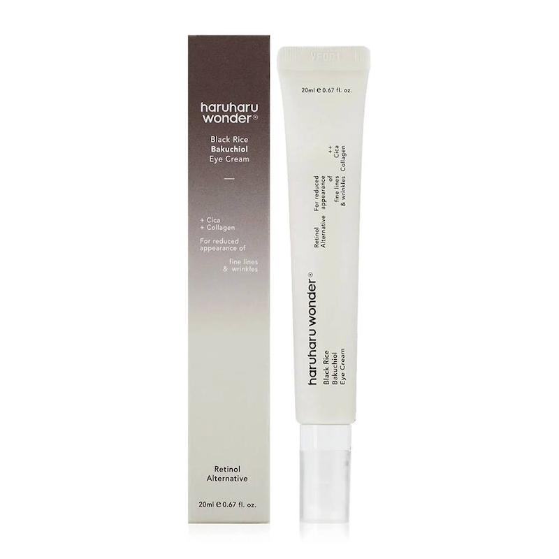 کرم دور چشم جوانساز و روشن کننده باکوچیول برنج سیاه هارو هارو  HARUHARU WONDER Black Rice Bakuchiol Eye Cream