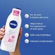 لوسیون روشن کننده بدن نیواinstant glow  nivea extra white instant glow body lotion