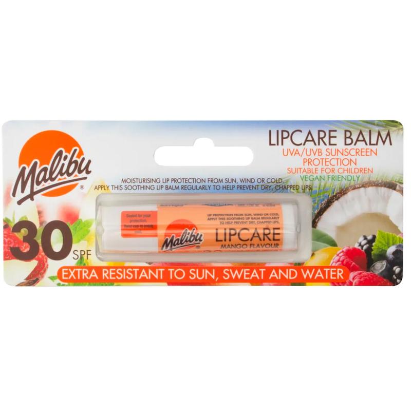 بالم لب ترمیم کننده انبه مالیبو  Malibu Lip Care Mango Flavor Lipstick SPF30