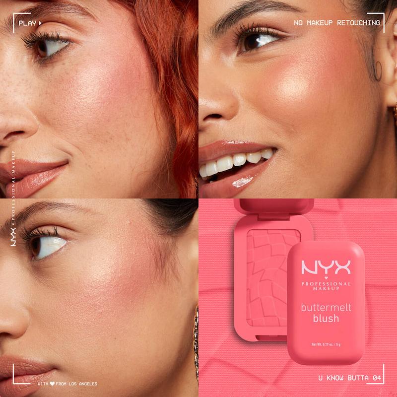 رژگونه نیکس کالکشن باترملت  NYX Professional makeup Buttermelt Blush