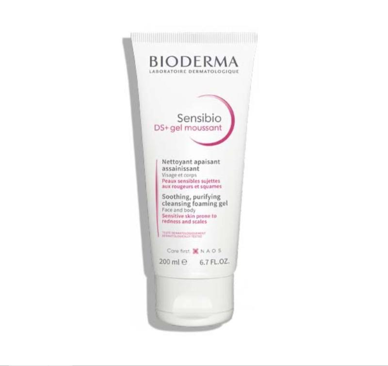 ژل شستشوی ضد قرمزی و تسکین دهنده سنسیبیو بایودرما SENSIBIO +DS  Bioderma Sensibio DS+ Soothing Purifying Cleansing Gel