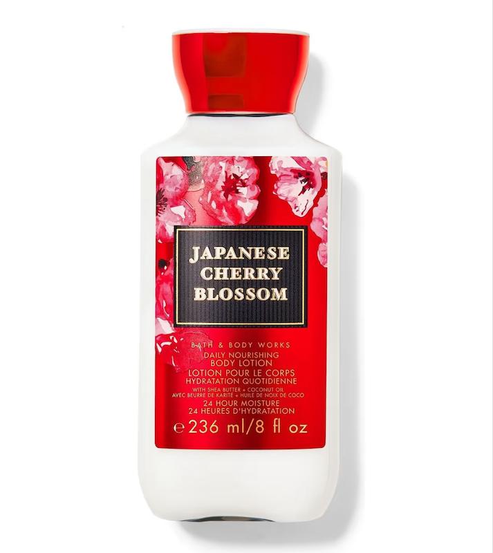 لوسیون بدن شکوفه های گیلاس ژاپنی بث اند بادی ورکس  Japanese Cherry Bath and Body Works Japanese Cherry Blossom Body Lotion