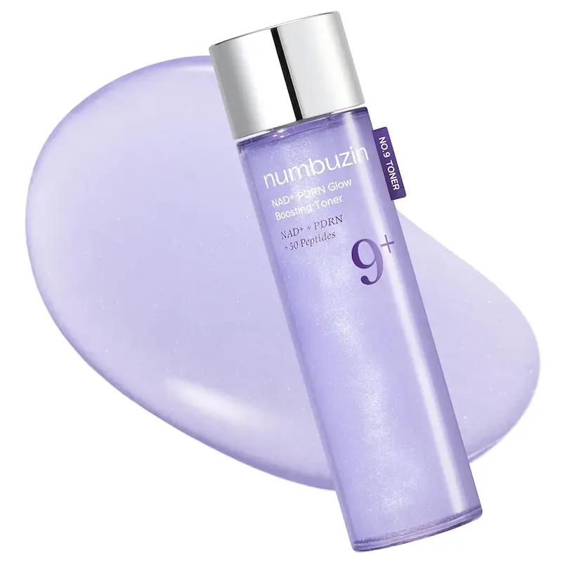 تونر جوانساز و درخشان‌ کننده NAD+ و PDRN شماره ۹ نامبوزین  Numbuzin No.9 NAD+ PDRN Glow Boosting Toner