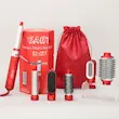 سشوار انزو مدل ۶۲۲۷ ست حالت دهنده موی سریع کراتینه با کیسه PU  Enzo_6227 Keratin High Speed Air Styler Set With PU Bag