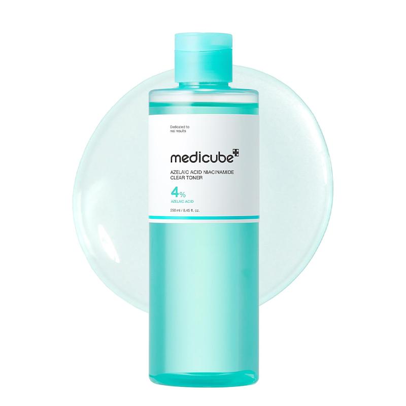 تونر آزلائیک اسید و نیاسینامید شفاف کننده ضدجوش و تسکین دهنده مدیکوب  Medicube Azelaic Acid Niacinamide Clear Toner
