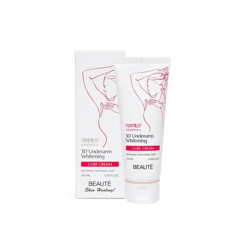کرم روشن کننده قوی بدن و نواحی حساس کره‌ای بیوتی  Beaute 3D Underarm Whitening Cure Cream