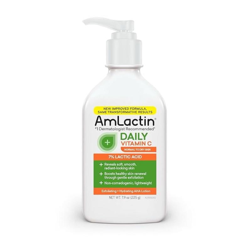 لوسیون صورت و بدن روزانه ویتامین C آملاکتین روشن کننده  AmLactin Daily Vitamin C Lotion Brightening face and Body Lotion