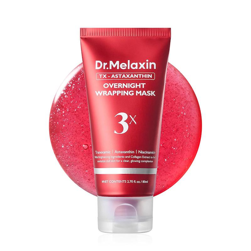 ماسک شب آستاگزانتین و ترانگزامیک اسید دکتر ملاکسین ضد لک و روشن کننده  Dr. Melaxin TX Astaxanthin Overnight Wrapping Mask