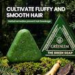 صابون شامپو ضدریزش و تقویت ریشه مو گیاهی گرین‌لم مدل علف عثمان  GREENLEM Usman Grass Black Hair Nourishing Shampoo Soap