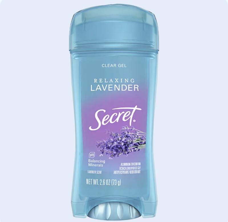 مام سکرت ضد تعریق مدل لوندر secret antiperspirant gelsecret antiperspirant gel lavender
