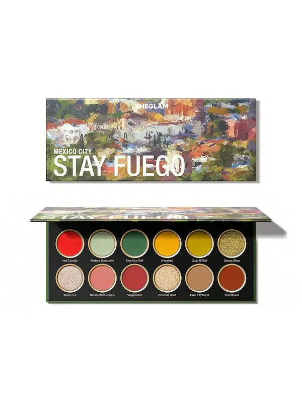 پالت سایه چشم 12 رنگ مکزیک شیگلم  Sheglam Stay Fuego, Mexico