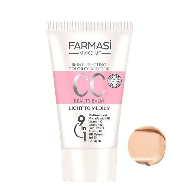 سی سی کرم فارماسی رنگ Light FARMASI CC CREAM