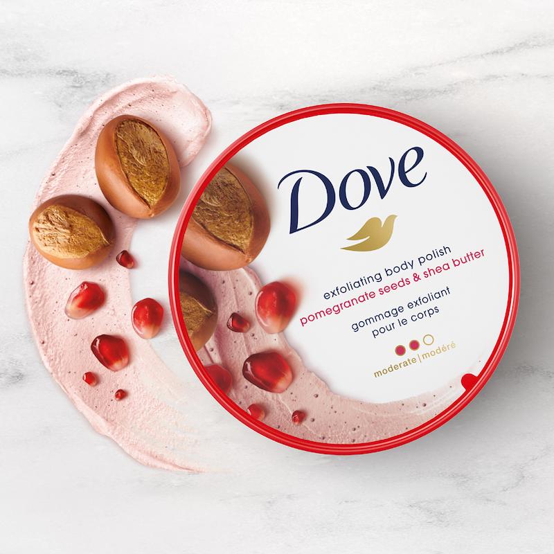 اسکراب و پولیش بدن داو اصل  Dove body scrub and body polish