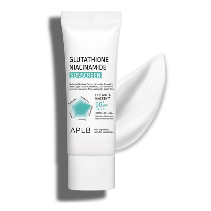 کرم ضد آفتاب گلوتاتیون و نیاسینامید APLB ضد لک و روشن کننده پوست  APLB Glutathione Niacinamide Sunscreen