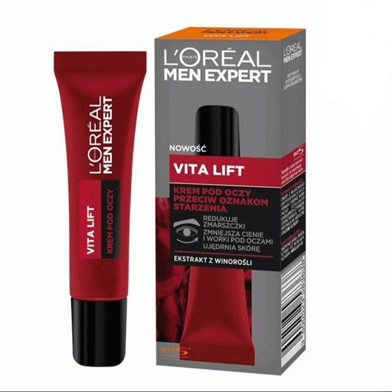 کرم دور چشم مردانه ضد چروک ویتالیفت لورال L`Oreal Men Expert Vitalift Anti-aging eye