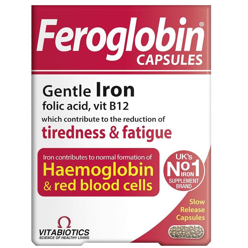 مکمل فروگلوبین ویتابیوتیکس اصل  Vitabiotics Feroglobin B12