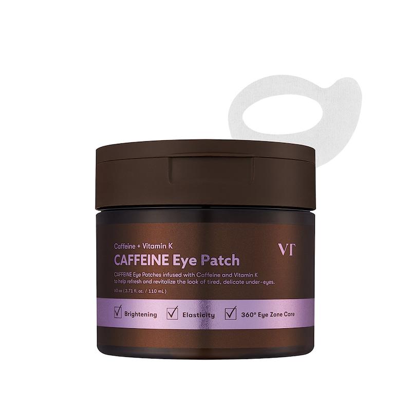 پچ دور چشم کافئین وی تی کازمتیک ضد پف ضد چروک و روشن کننده  VT COSMETICS CAFFEINE EYE PATCH