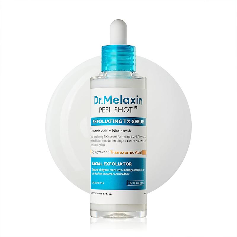سرم پیل شات ترانگزامیک اسید دکتر ملاکسین روشن کننده و لایه بردار ملایم پوست  Dr.Melaxin Peel Shot Exfoliating TX-Serum