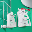 فوم شستشوی صورت سراوی مخصوص پوست نرمال تا چرب (پاکتی)  Cerave Foaming Cleanser For Normal To Oily Skin