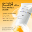ضدآفتاب مینرال ویتلس آنوا بی رنگ  anua Mineral Weightless Finish Sunscreen
