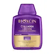 شامپو بیوکسین بنفش ضد ریزش حاوی بیوتین و کلاژن اصل  BIOXCIN Collagen Biotin Volumizing Shampoo for Thin and Weak Hair